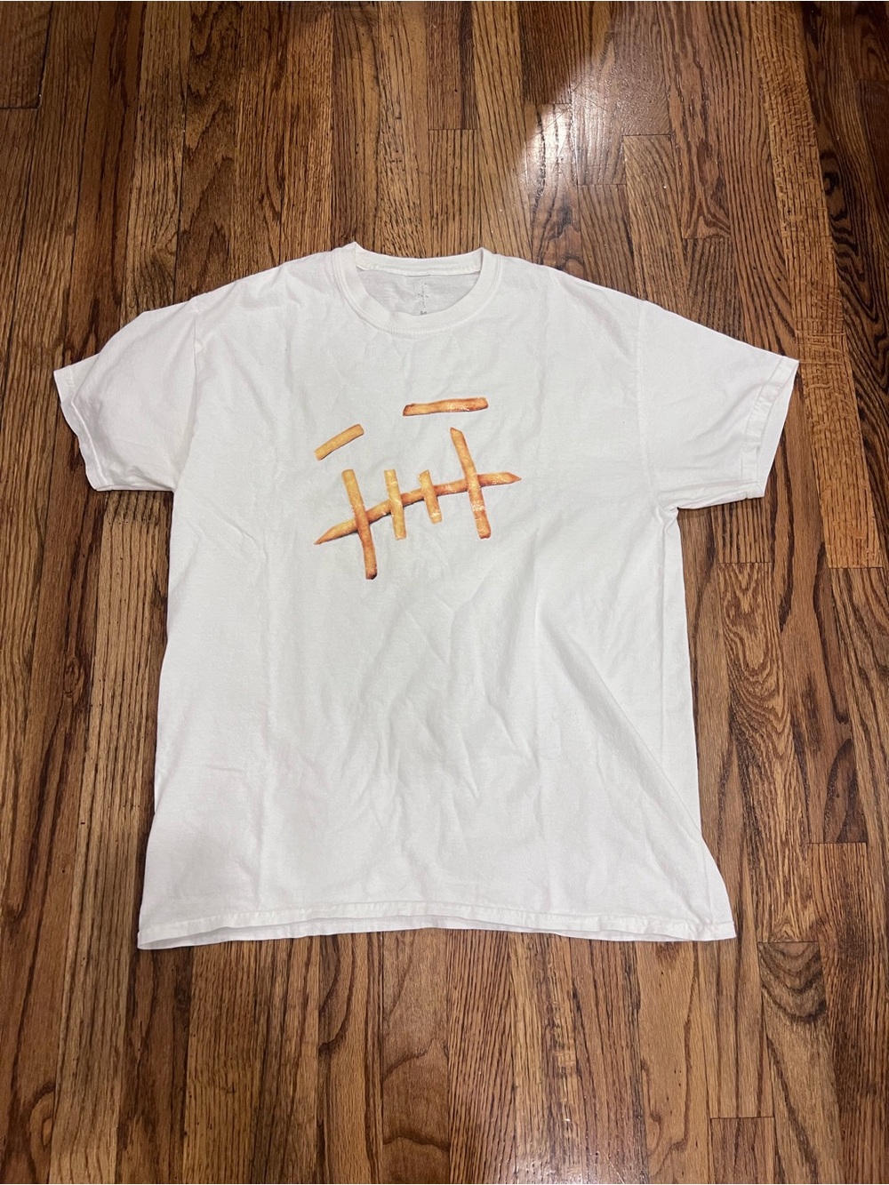 McDonald's Cactus Jack Travis Scott French Fries Graphic T-Shirt Size Medium
